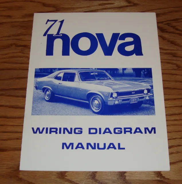 1971 Chevrolet Chevy II Nova Wiring Diagram Manual 71