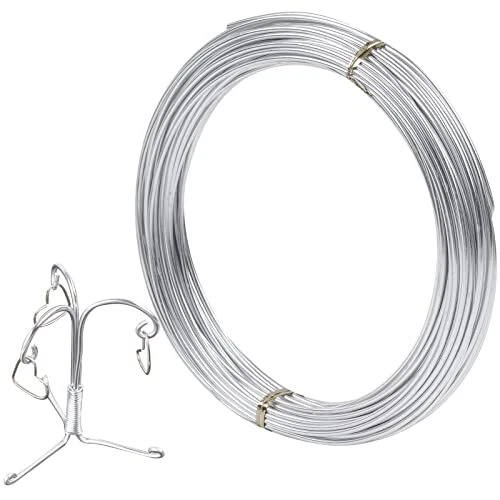 65.6 Feet 12 Gauge Aluminum Wire, Soft Metal Craft Wire for