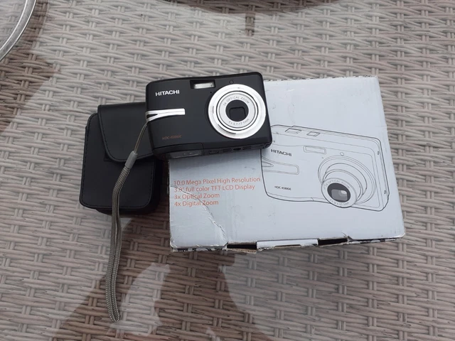 Hitachi HDC-1086E 10.0MP Digital Camera - Black spares or repairs