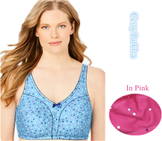 H-J2-1 US "Comfort Choice" 100% Cotton Wire-Free Full Coverage Lightweight Bras