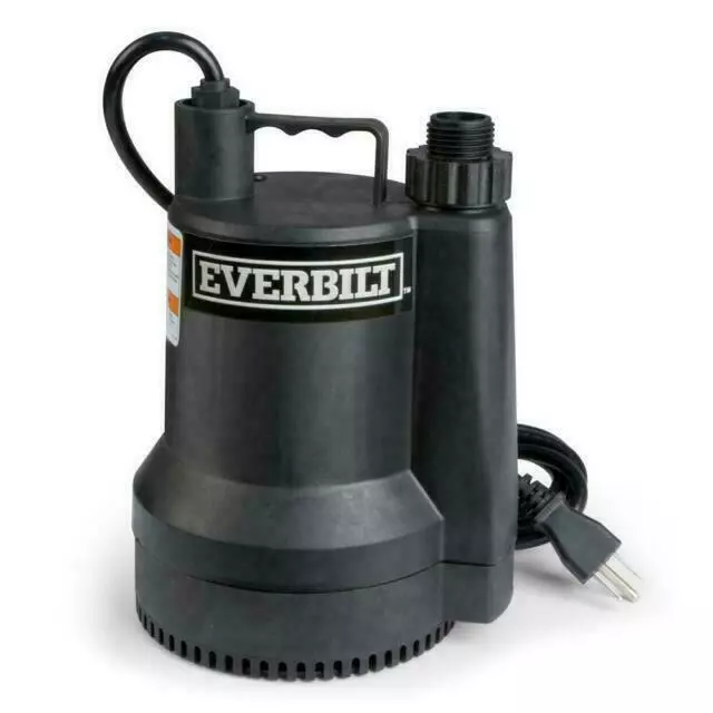 Everbilt 1/6 HP (SUP54-HD) Submersible Utility Pump - Brand New