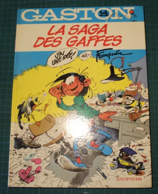 Franquin, Gaston " La saga des gaffes", Edition Dupuis 1984, pour l"unicef (BD1)