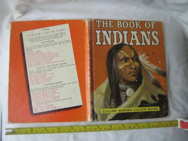 Mid Century The Book of Indians Collins Wonder Colour Books