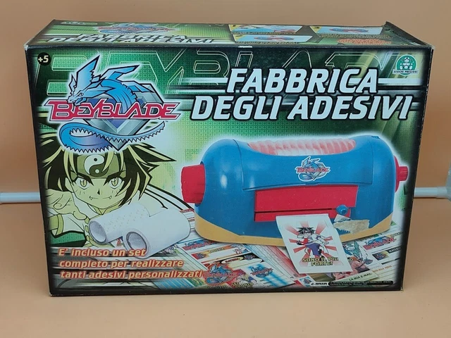 BEYBLADE - La fabbrica degli adesivi - Giochi Preziosi 2003 - Fondo di Magazzino