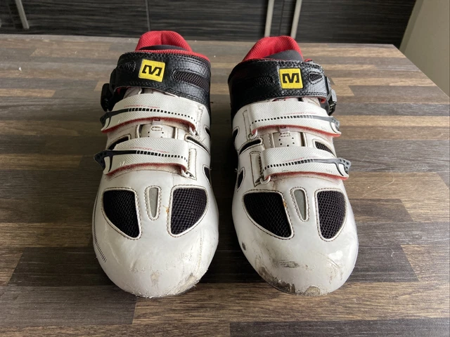 Mavic Road Radschuhe Carbon Composite Gr. UK12 Euro47 1/2 3 Bolt Road 3