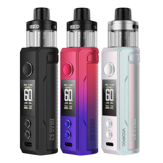 Voopoo Drag S2 Full E-Cig Kit 100% Authentic  Direct From Voopoo 7 Colours