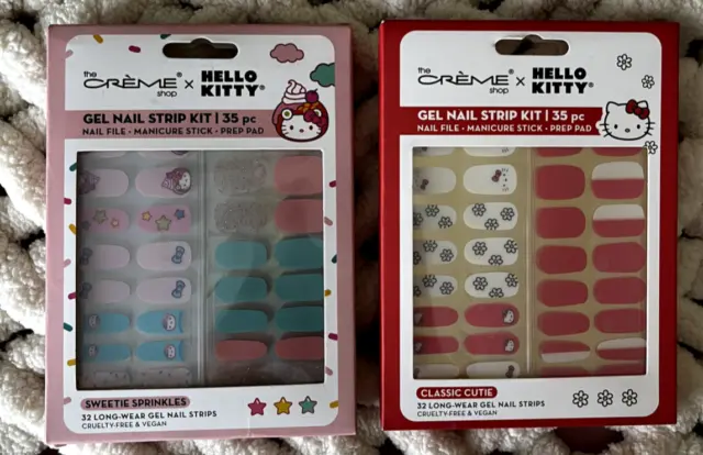 2 juegos de tiras para uñas de gel Hello Kitty X Creme Shop