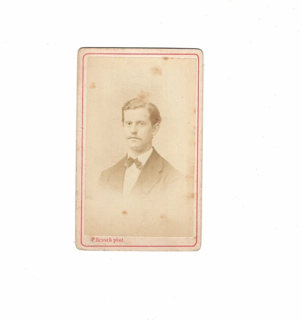 C. Brasch CDV Foto Herrenportrait - Berlin um 1870