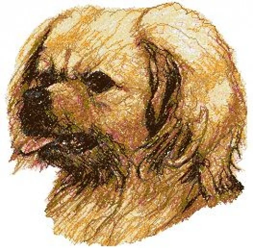 Embroidered Fleece Jacket - Tibetan Spaniel AED14954 Sizes S - XXL
