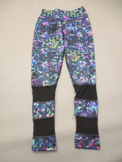 Zella Size M 8-10 Girls Multicolor Performance Training Yoga Ankle Leggings T226