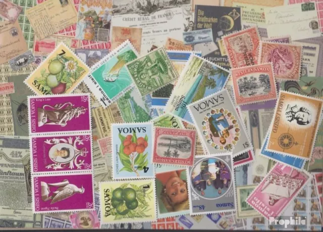 samoa Timbres 25 différents timbres