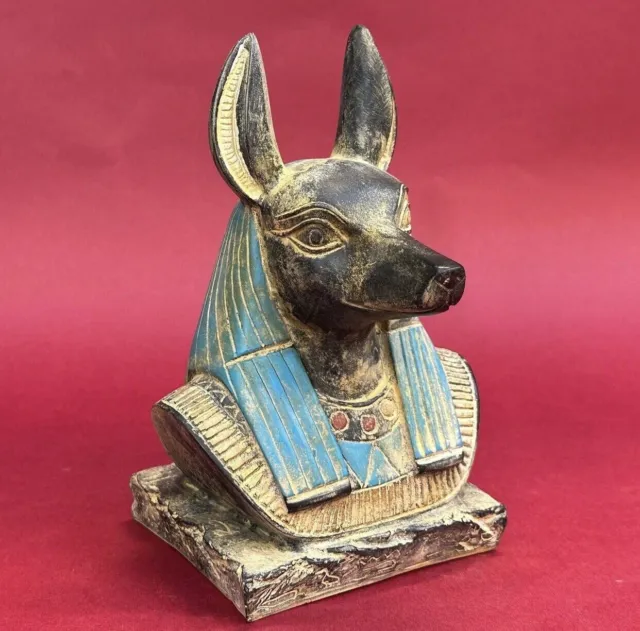 Ancient Egyptian Antiques Anubis Head BC God Of The Underworld Egyptian Rare BC
