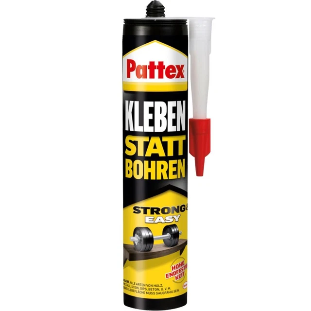 Pattex Pegar en lugar de Agujerear, Cartucho, Blanco, 400g