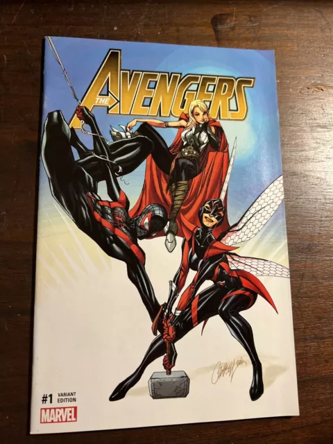 Avengers #1  Comic Xposure Gold Variant J. Scott Campbell