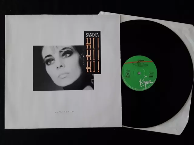 Sandra – Hi! Hi! Hi! (Extended version) - Maxi 45T - 12" - Eur 1986 - VG+/VG+