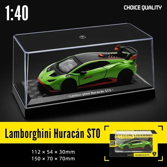 Voiture Miniature Lamborghini Huracán STO 1:43 - Jouet Diecast Métal - Cadeau Enfant Et Collectionneur