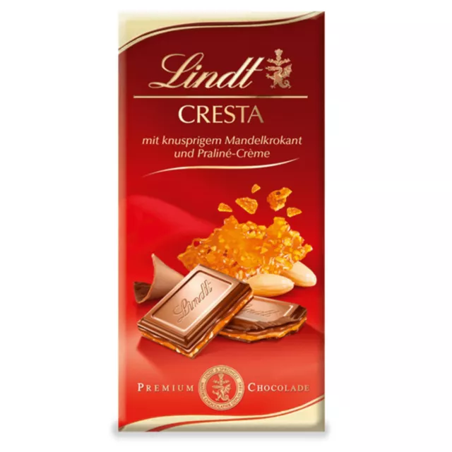 Lindt Cresta Lavagna Con Knusprigem Mandelkrokant E Pralinencreme 100g