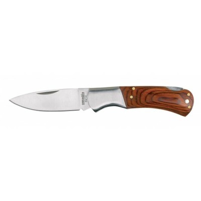Coltello caccia manico legno lama inox 20 cm codice 26428 marca AUSONIA 