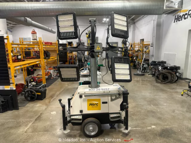 2019 Generac PLT240 LINKTower Portable Electric LED Light Tower Cart bidadoo