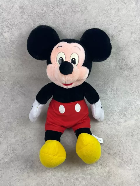 Peluche Mickey Mouse Costume Disneyland Paris 2019 Disney noir rouge  smoking 34 cm