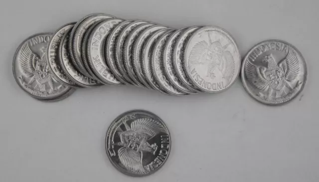 (119) Pieces Indonesia 1961 50 Sen Coin GEM BU KM #7