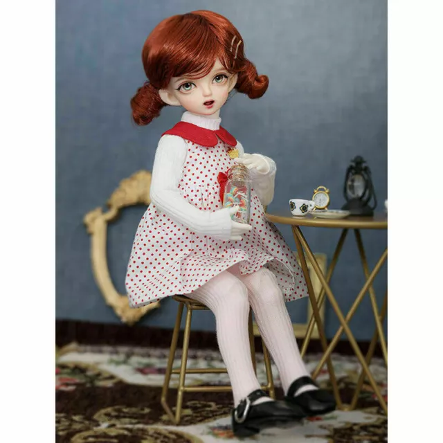 Lovely Girl 1/6 BJD SD Doll Resin Female Body Eyes Face Makeup Clothes Shoes Toy