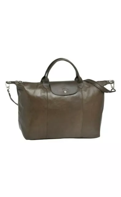 Superbe Sac Longchamp porté main Le Pliage en cuir  - Produit Neuf (Valeur 490€)