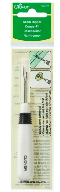 Destripador De Costura De Trébol - Desenganchador De Punta De Costura - Cortador De Ojales - Cl482/W