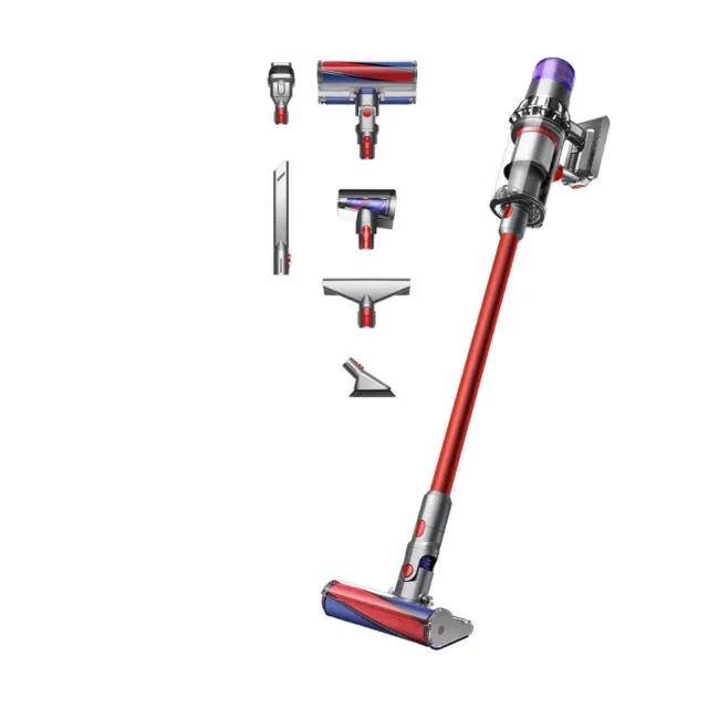 Dyson V11 Fluffy Neuware Kabelloser Staubsauger Nickel/Rot