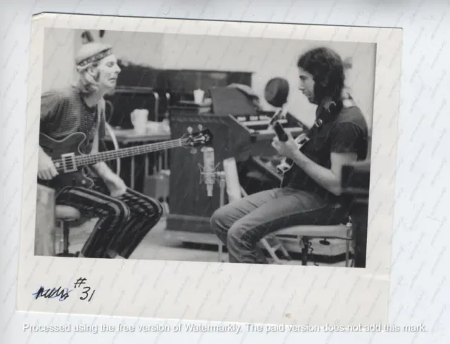 JERRY GARCIA PHOTO GRATEFUL DEAD 1967 vintage San Francisco vintage PROOF !!!