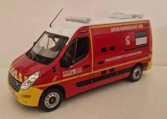 Norev SB 1:43 - Berliet GBK 18 SDIS Avec échelle Magirus DL30H - Pompiers