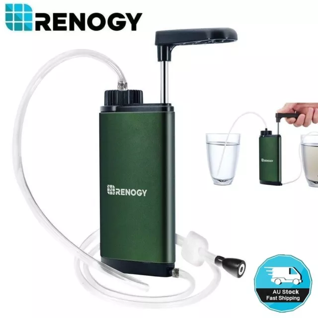 Renogy Portable Water Filter Mini Water Purifier Wild Survival Emergency Camping