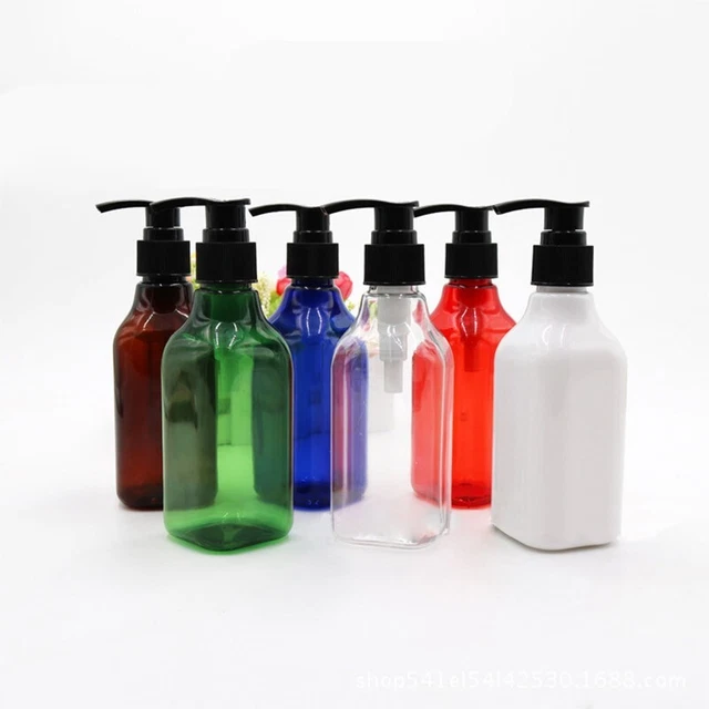 "Bottiglie PET multiuso 200 ml con pompa lozione per uso domestico o aziendale"