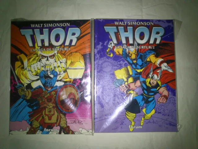 Thor, Walt Simons. La saga de Surtur 1 y 2. Comic Marvel, edición Forum.