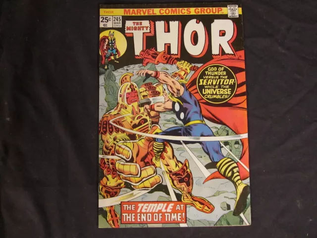 Marvel THE MIGHTY THOR #245 Loki 1st App of He Who Remains M/NM High Grade Fr Sh