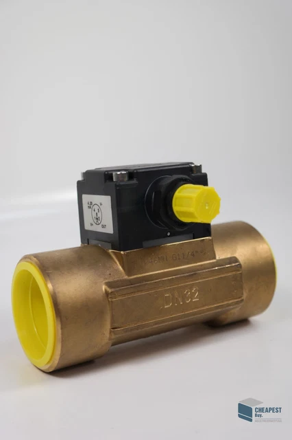 Bürkert Type 8012 Flow Sensor DN32, 00556015 Inline Impeller