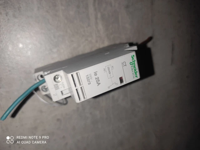 Contacteur Schneider CT'Clic 20 Ampères - 2 Contacts NO - Télécommande