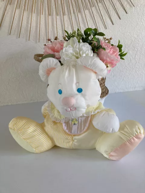 ✨ Ancienne Peluche Doudou Puffalump Grelot Fisher Price 1988 Réf 1358 Vintage