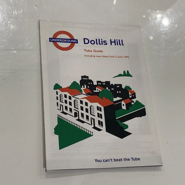 TFL LONDON UNDERGROUND Tube map and guide Dollis Hill services from 2