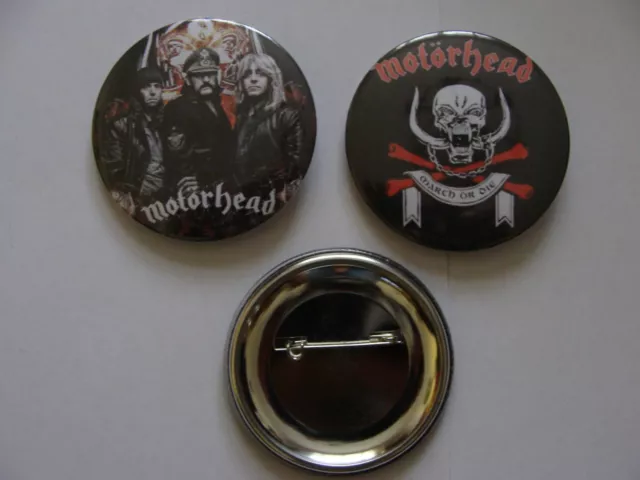 Badges     Motorhead     56Mm Lot De 2