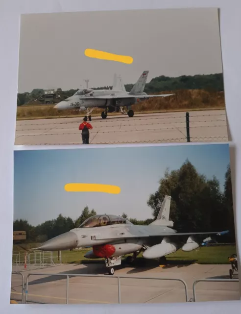 Originalfotos , F-16 , F-18 , Tag der offenen Tür  Flugplatz Laage