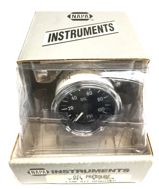 NAPA/VDO OIL PRESSURE Gauge Napa 7011753 (1121020068A) NOS 68.09