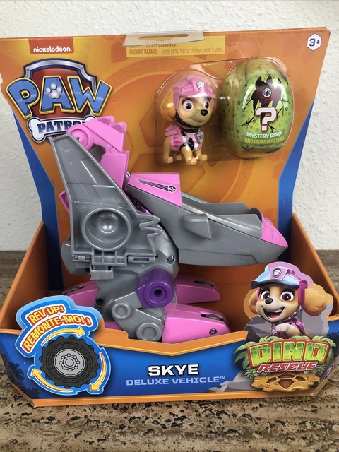 NEW PAW PATROL Skye Deluxe Vehicle Dino Rescue Rev Up Mystery Toy