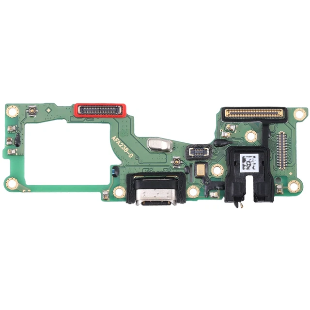 Connecteur De Charge USB-C + Jack 3.5mm Pour OPPO Reno5 - Pièce De Rechange Neuve Noire - Réf. 05190208004