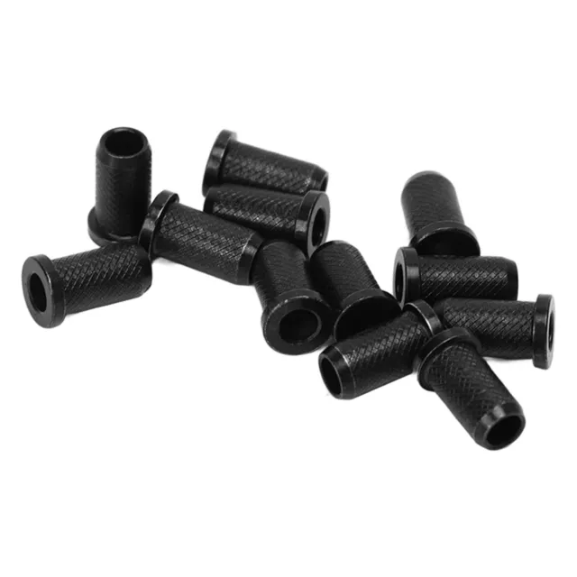 12X Guitar Bridge Through Ferrules Replacement Electric Guitar String Black BGA