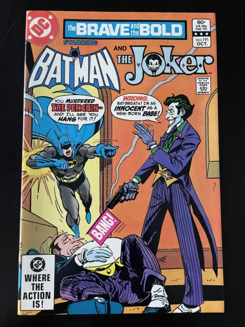 Brave And The Bold #191 (1982). Batman & Joker. Bronze Age - Very Nice!!!