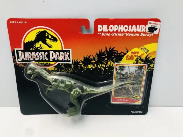 Jurassic Park Dilophosaurus Action Figure 1993 Kenner Brand New Sealed Vintage