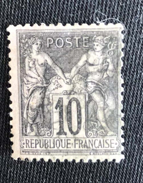 L5667 FRANCE TIMBRE Y&T N° 103 " Type Sage  " Oblitéré