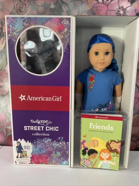 American Girl Truly Me #90 STREET CHIC Doll - BLUE Hair & Eyes NRFB  NIB