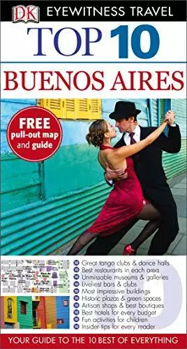 DK Eyewitness Top 10 Travel Guide: Buenos Aires,Declan Mcgarvey- 9781409373599